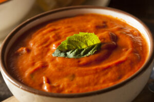 Tomato basil creamy soup